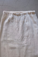 linen long skirt