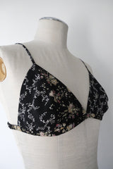 flower rayon bra top