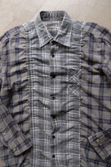 check shirring shirt
