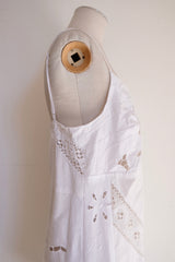 cutwork lace camisole dress