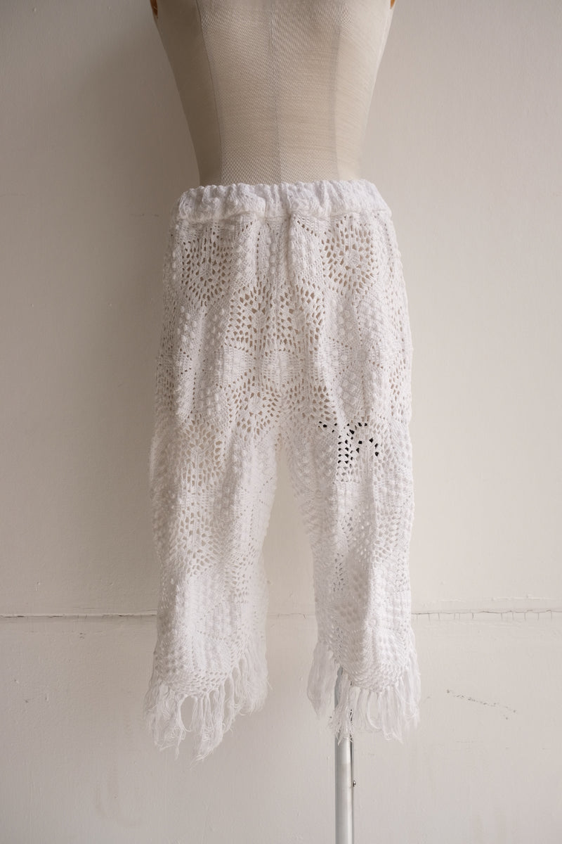 crochet lace half pants