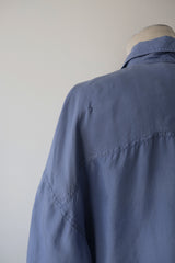 half sleeve silk shirt