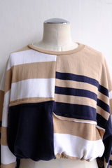 cropped jersey top