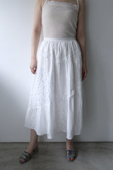 cotton flare skirt