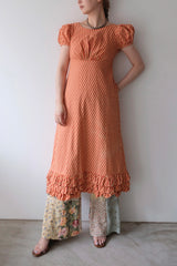 puff sleeve flower dress