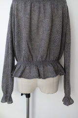 mohair knit cardigan