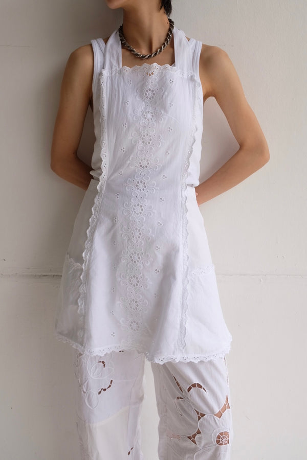 euro cotton apron dress