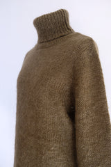 mohair turtleneck knit