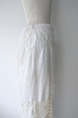 lace ballon cropped pants
