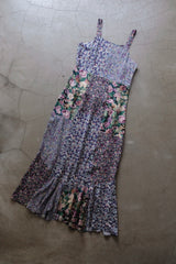 flower rayon long dress