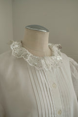 silver foil blouse A