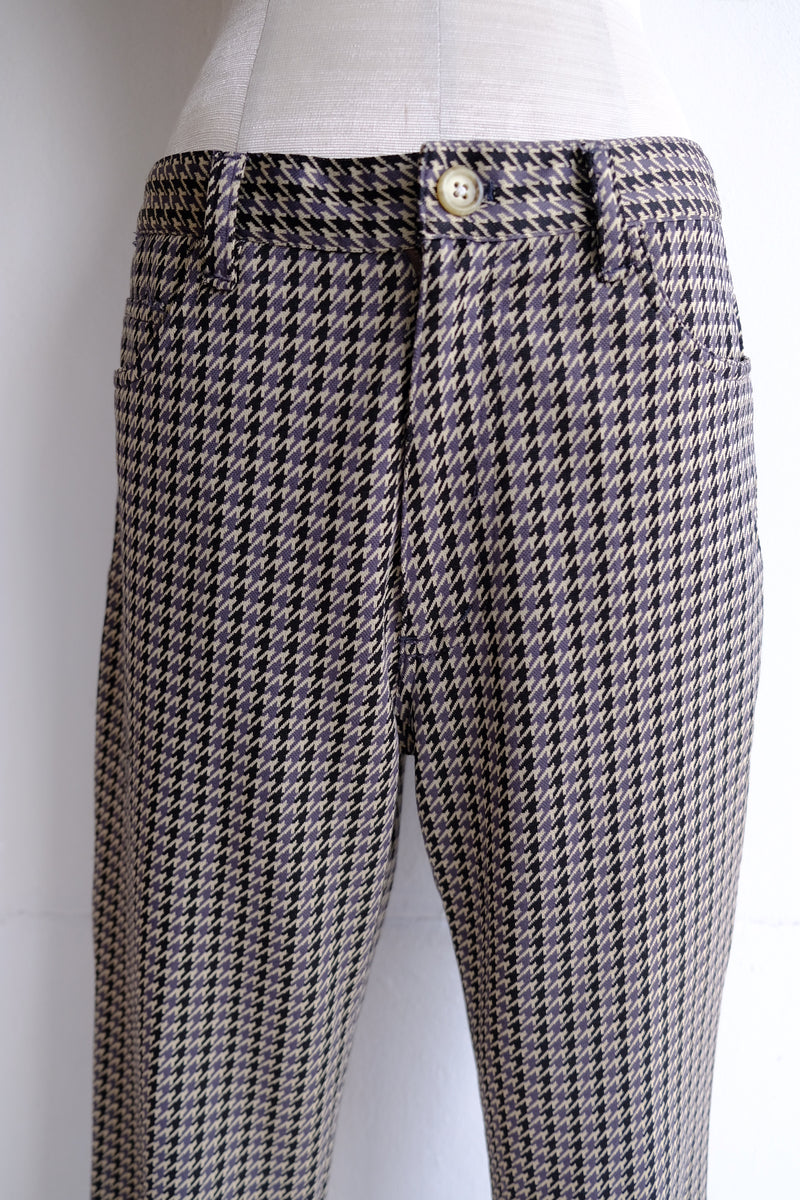 houndstooth pattern pants