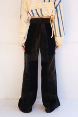 waist belt corduroy pants