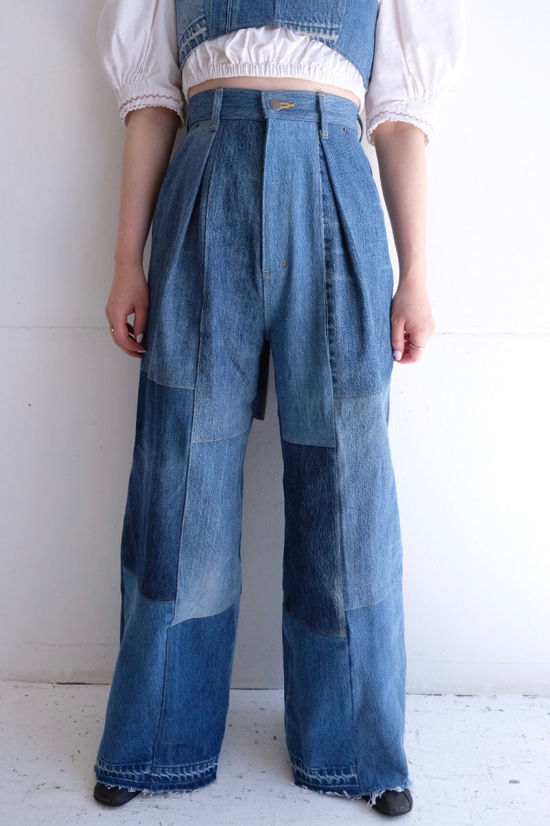 tuck wide pants