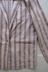 stripe tailored jacket