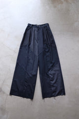 summer suit tuck wide pants