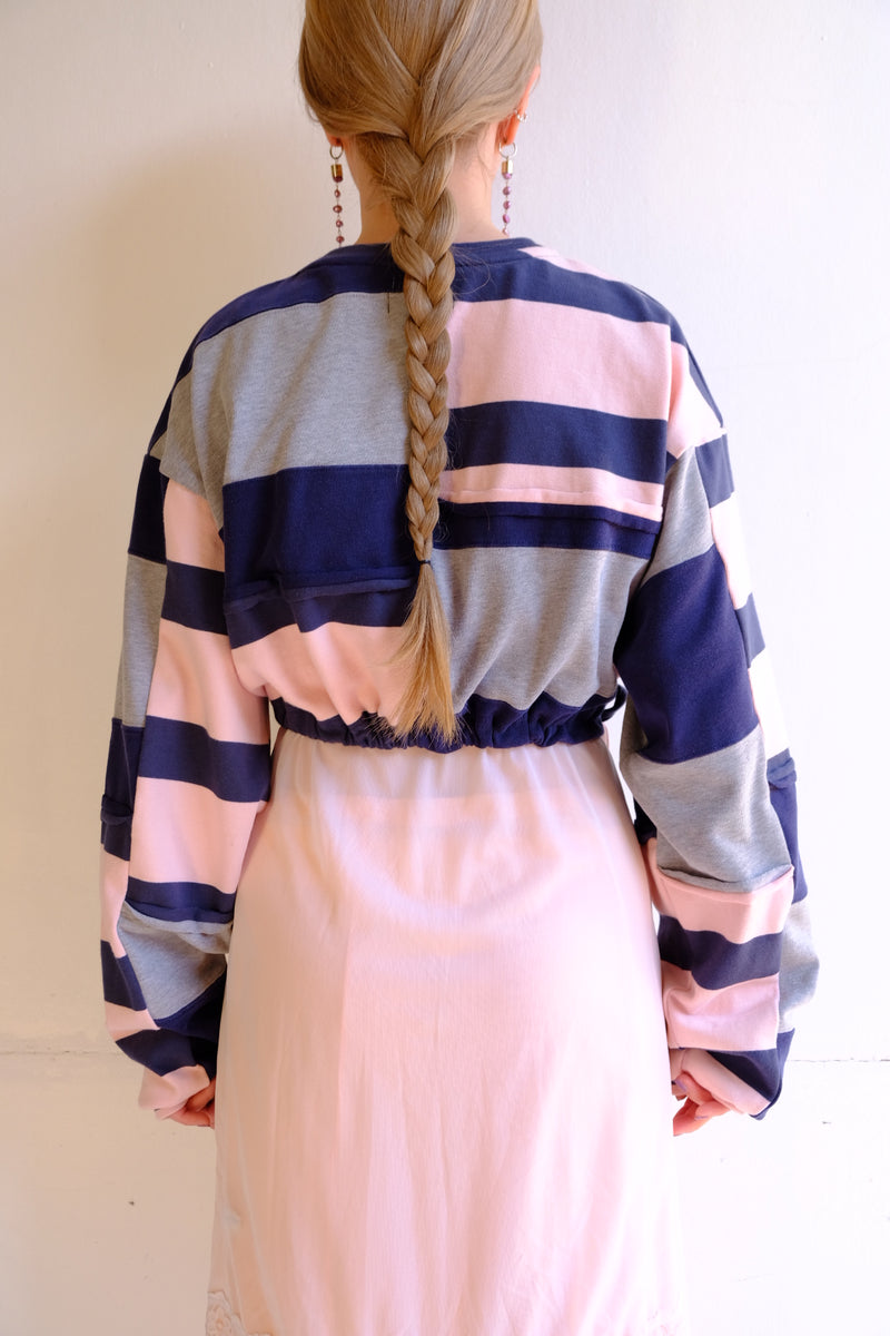 cropped jersey top