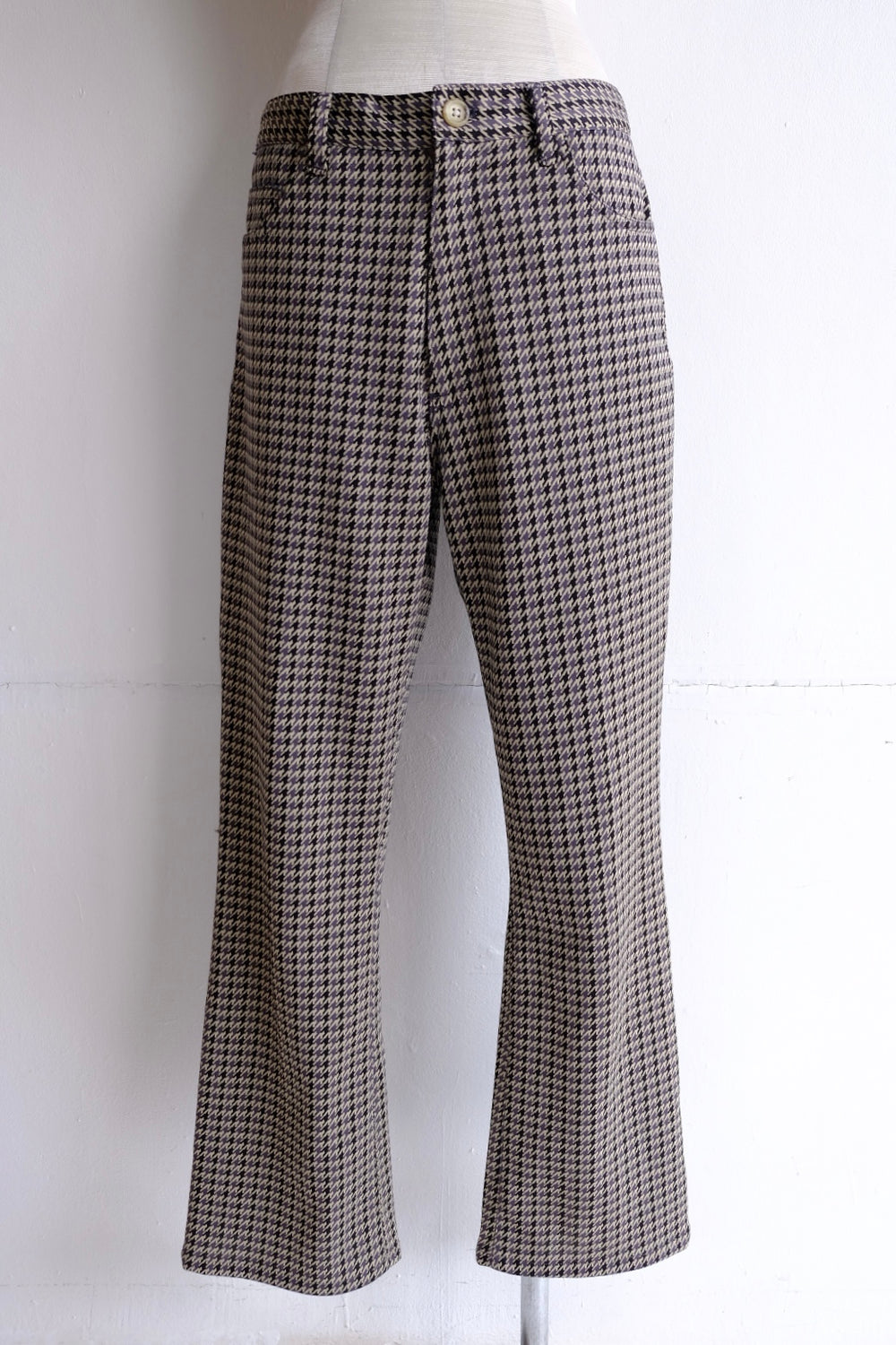 houndstooth pattern pants – MALION vintage