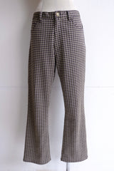 houndstooth pattern pants