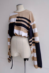 cropped jersey top