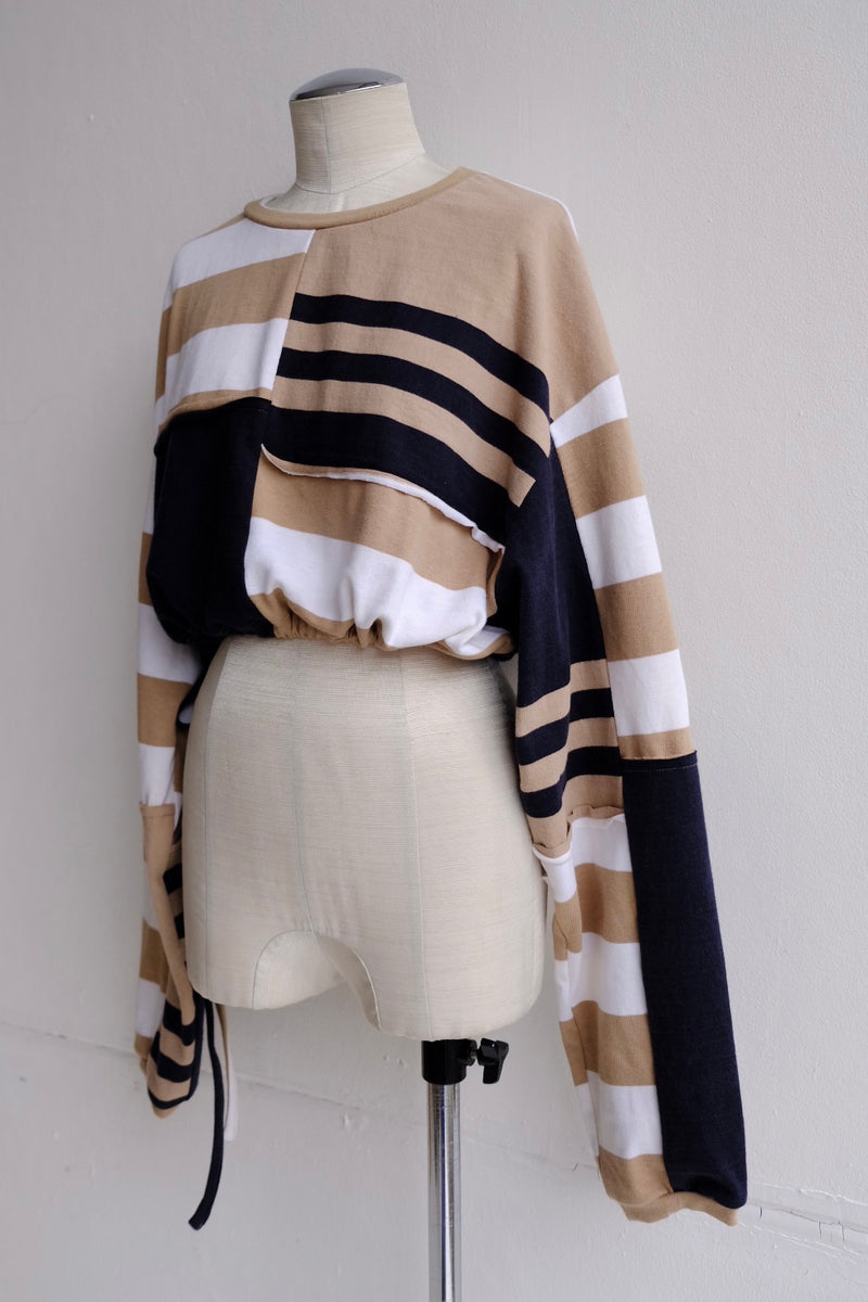 cropped jersey top