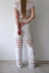 crochet lace pants