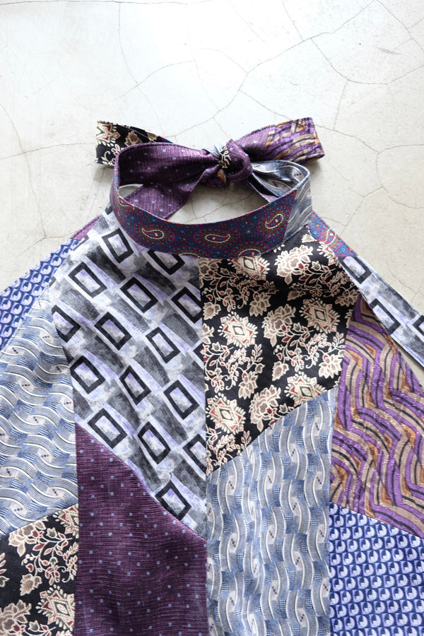 【新品未使用】malion vintage パッチワークスカーフ 新品未使用】malion vintage パッチワークスカーフ MALION vintage