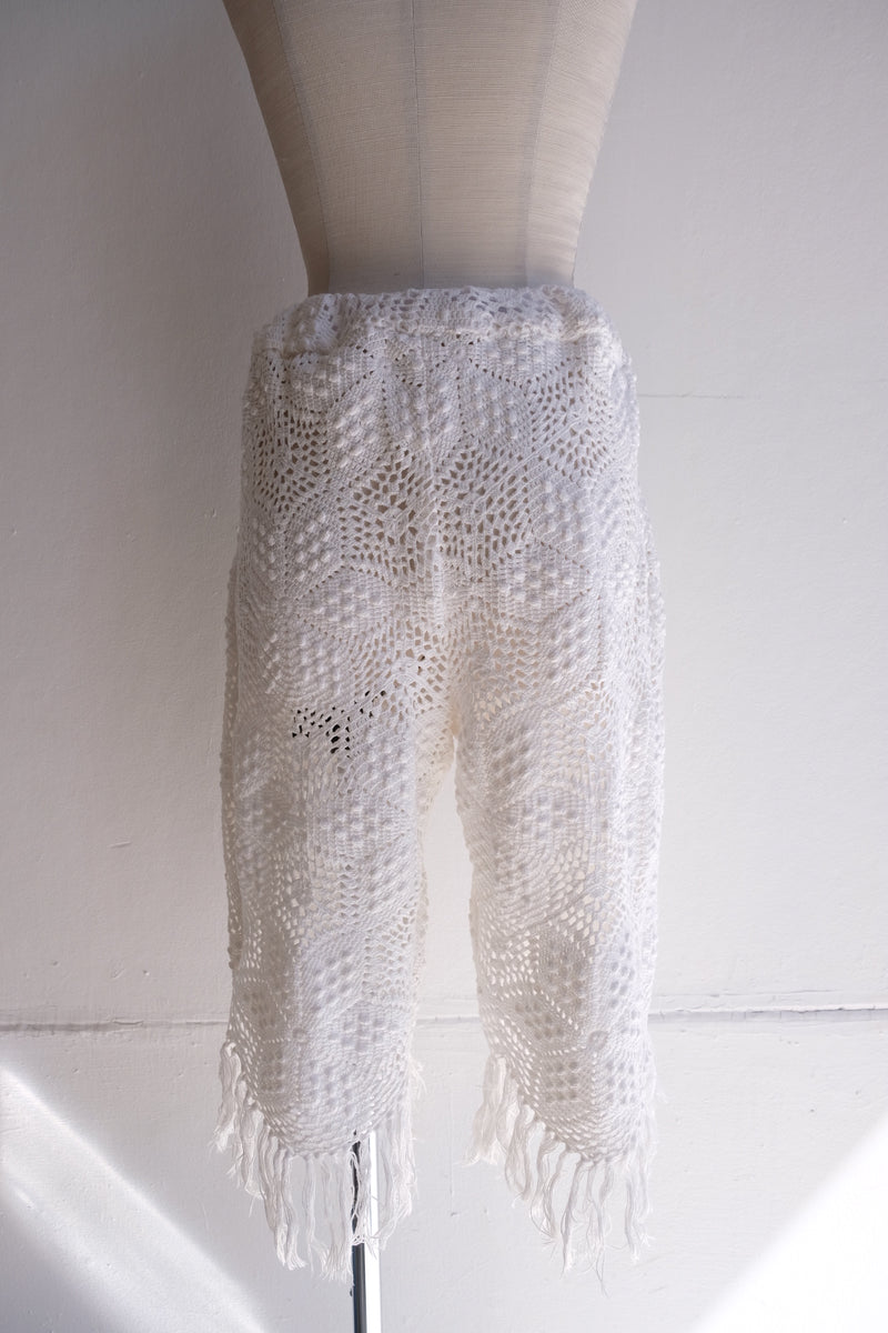 crochet lace half pants