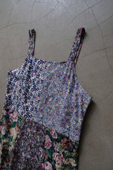 flower rayon long dress