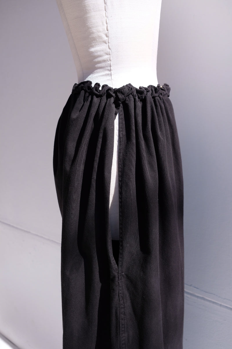 black snow pants