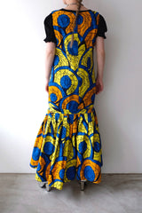 african batik nosleeve dress