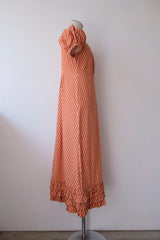 puff sleeve flower dress