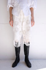 crochet lace half pants