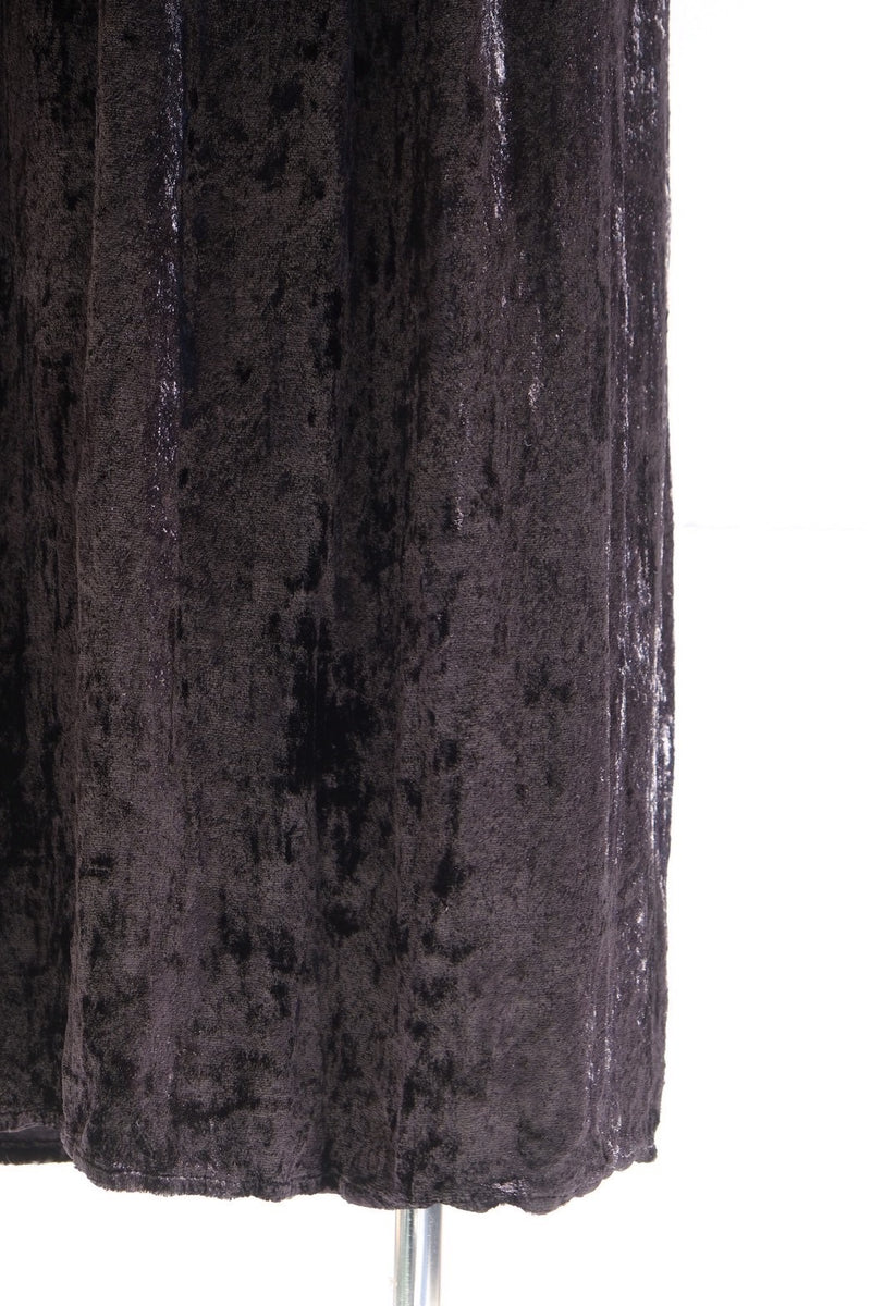 velvet long skirt