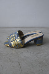 denim sandal