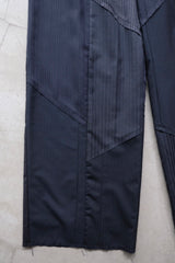 summer suit tuck wide pants