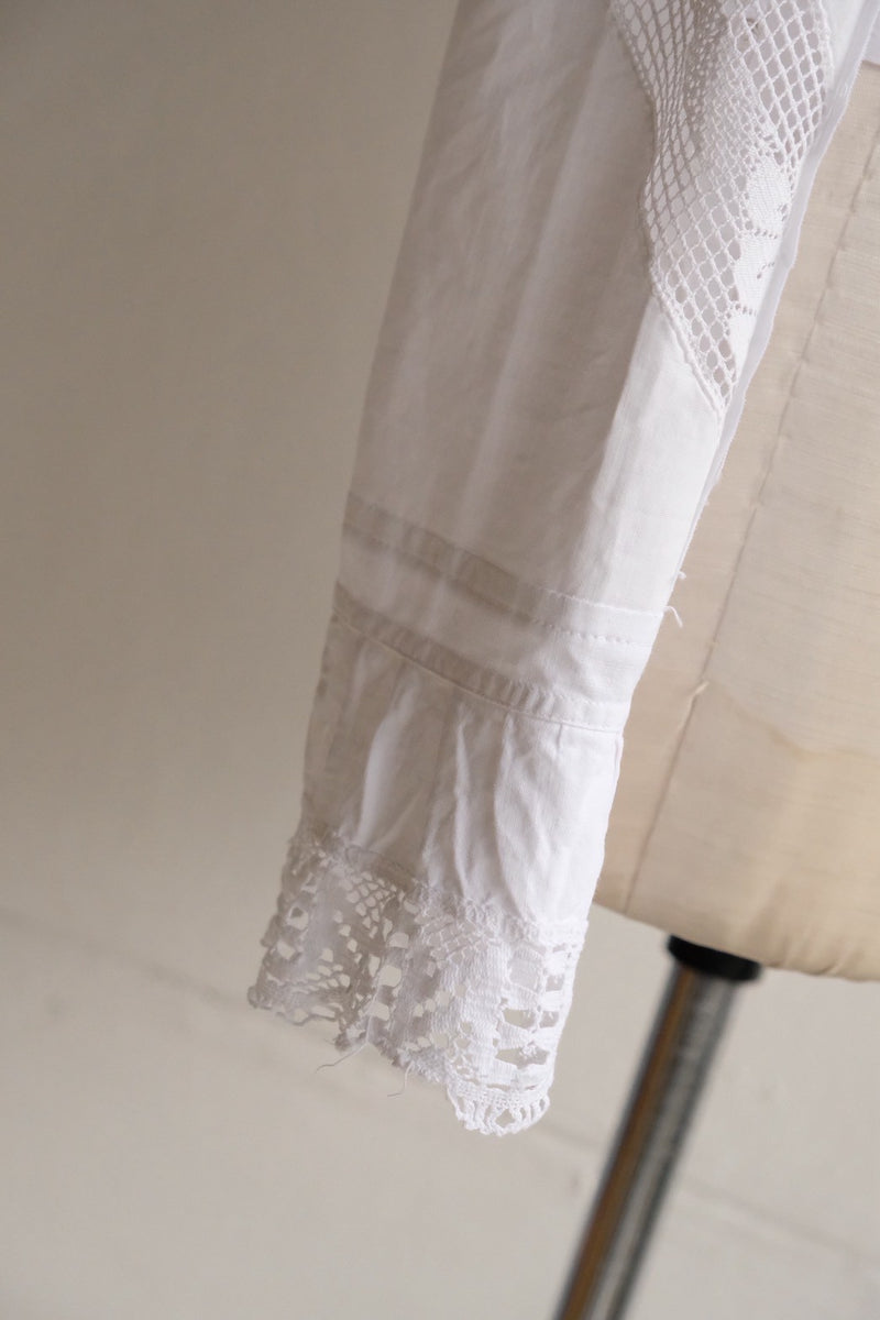 cutwork lace frill cardigan