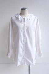 frill collar  blouse