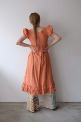 puff sleeve flower dress