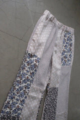 flower rayon flare pants