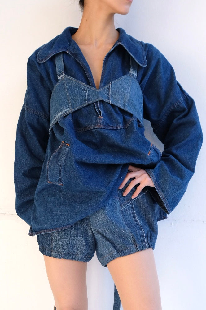 denim bloomer