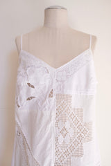 cutwork lace camisole dress