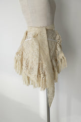 lace mini apron