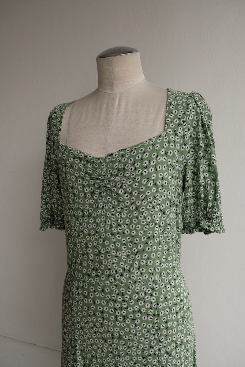 flower print  long dress