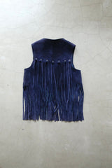 leather fringe vest