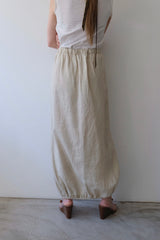 linen long skirt