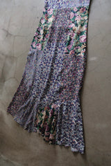 flower rayon long dress