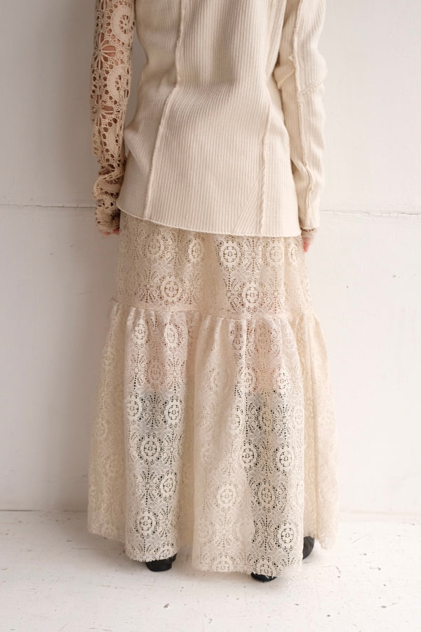 lace long skirt