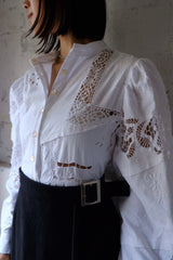 cutwork short blouse B