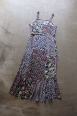flower rayon long dress